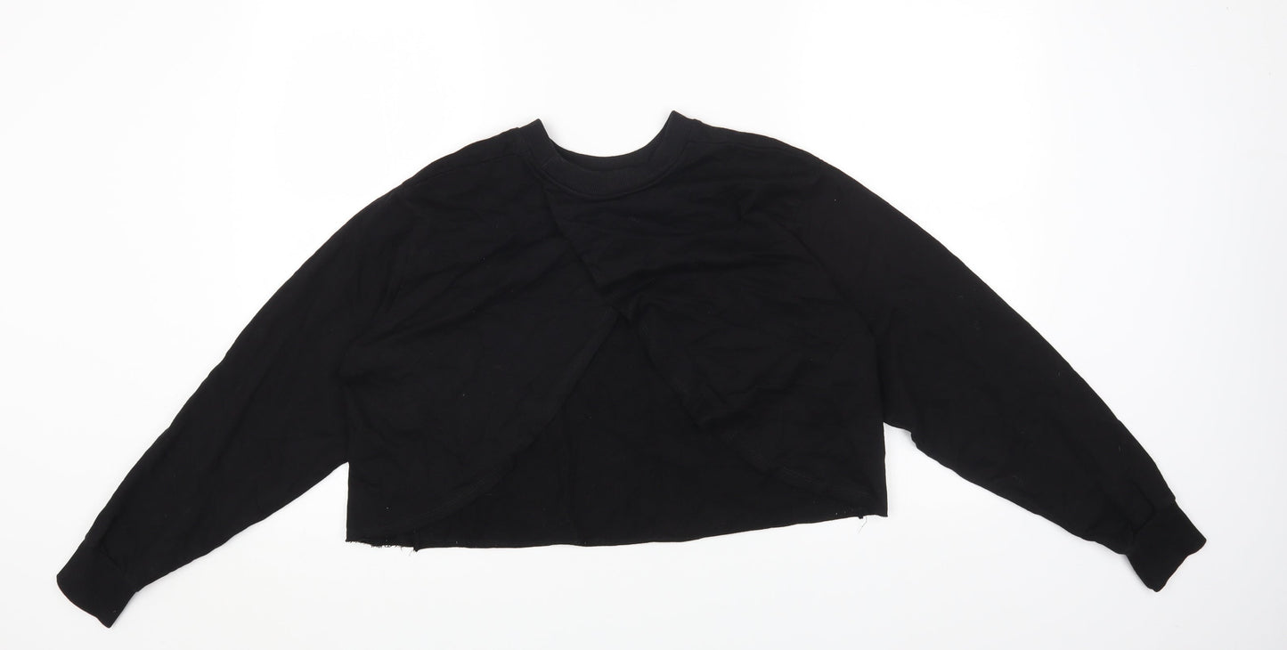 Womens UK Size 6 ASOS Black Pullover Sweatshirt