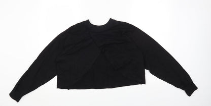 Womens UK Size 6 ASOS Black Pullover Sweatshirt