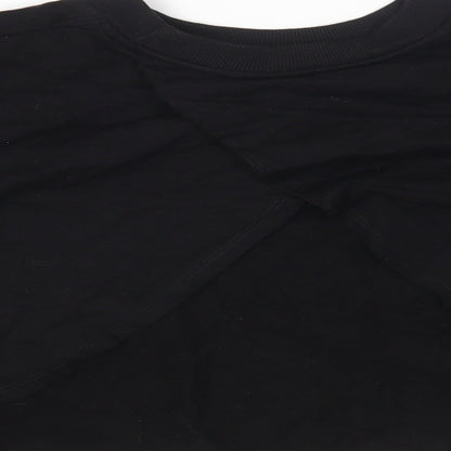Womens UK Size 6 ASOS Black Pullover Sweatshirt