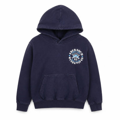 DISHER Boys Blue Cotton Pullover Hoodie Size M Pullover