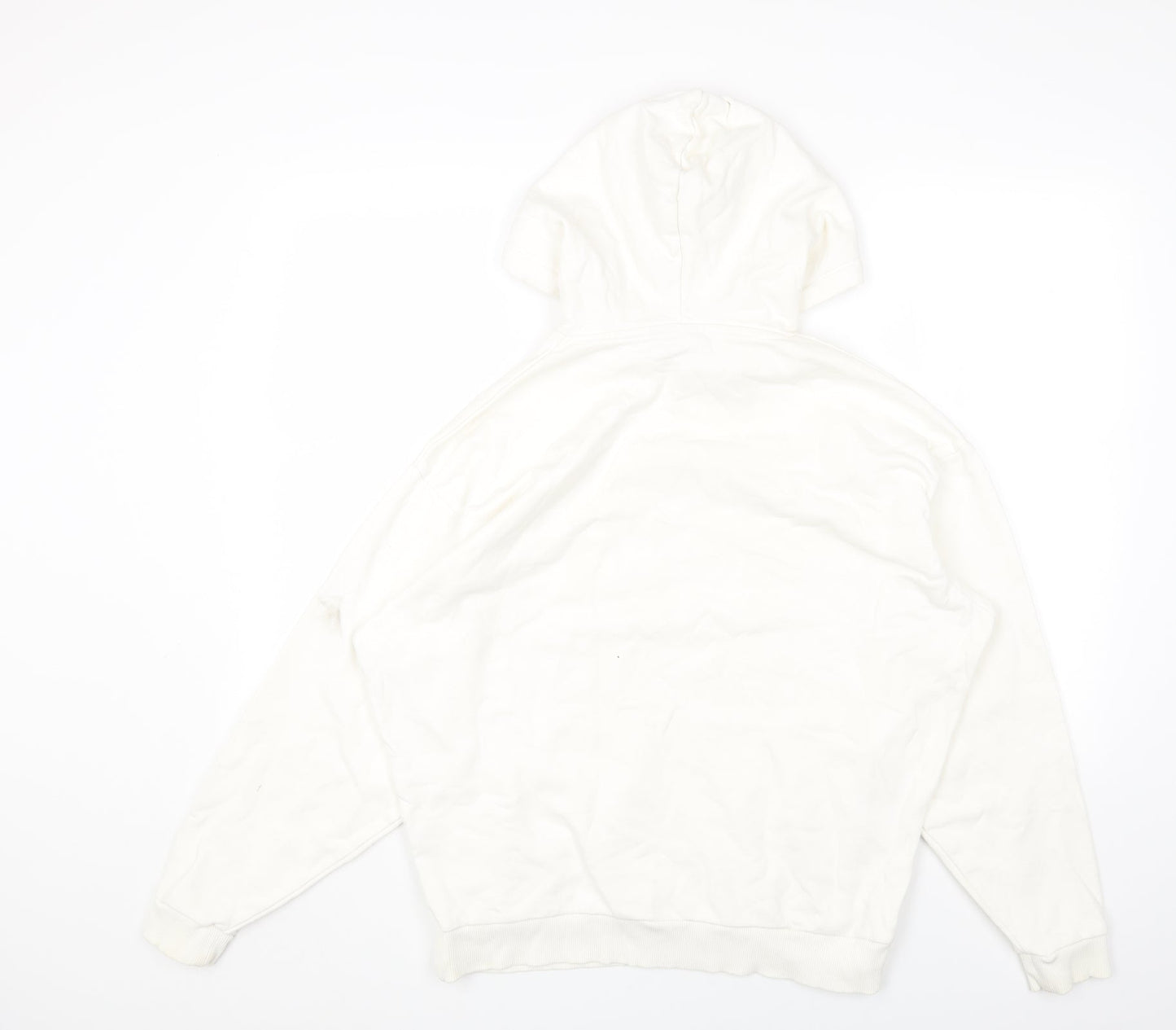 Womens UK Size XS ASOS White Pullover Hoodie