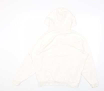 Womens UK Size XS ASOS White Pullover Hoodie