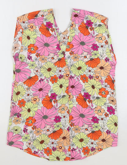 Womens UK Size 6 Marks and Spencer Multicoloured Basic Tank