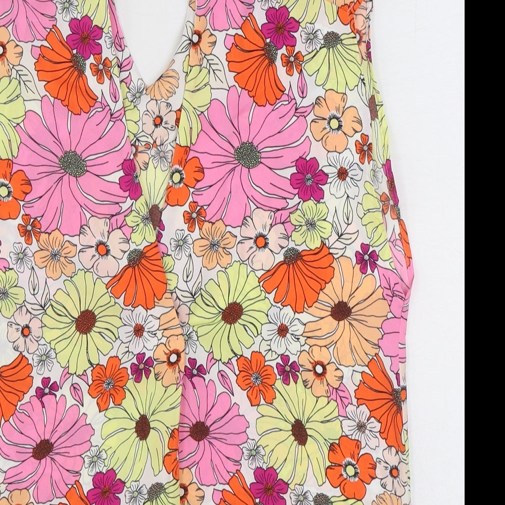 Womens UK Size 6 Marks and Spencer Multicoloured Basic Tank