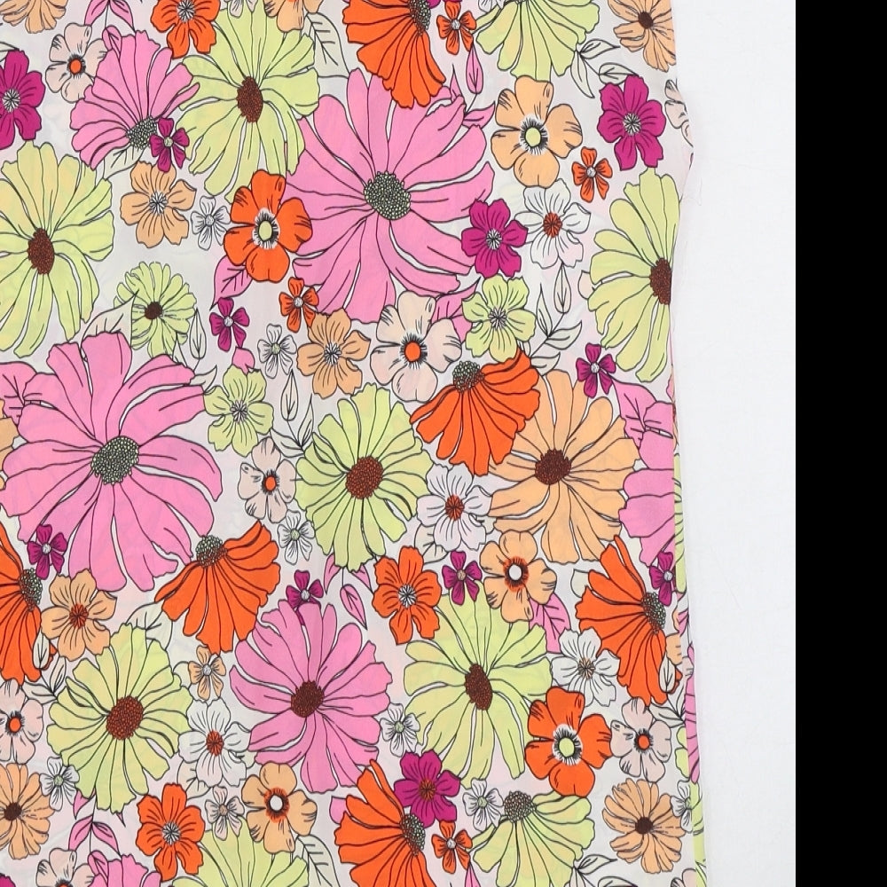 Womens UK Size 6 Marks and Spencer Multicoloured Basic Tank