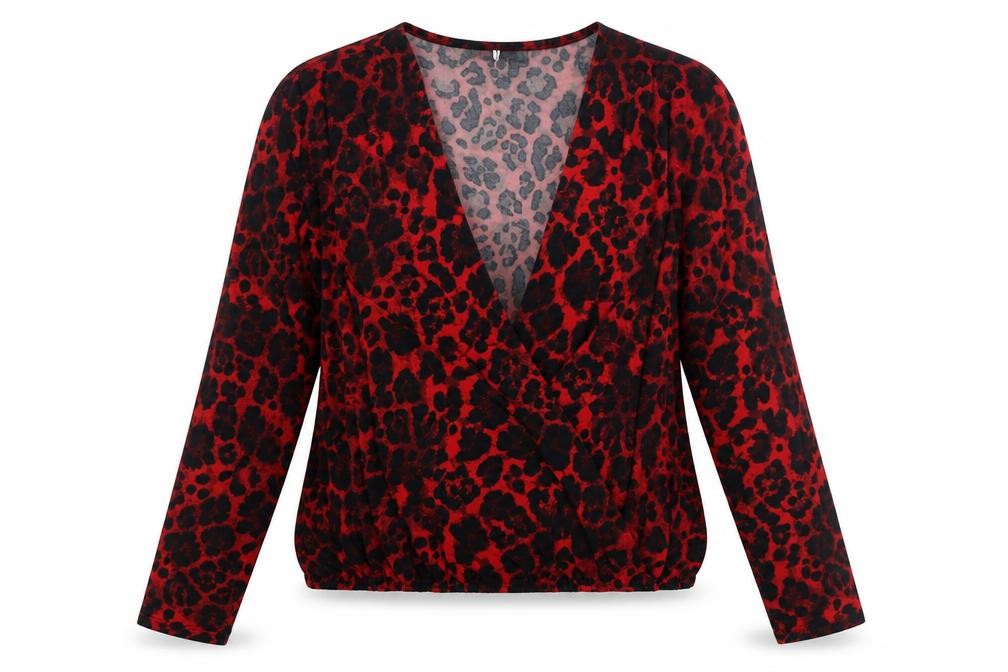 Womens UK Size 14 V By Very Red Basic Blouse