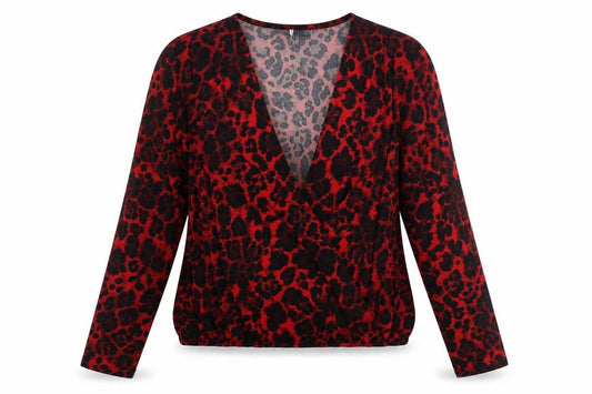 Womens UK Size 14 V By Very Red Basic Blouse