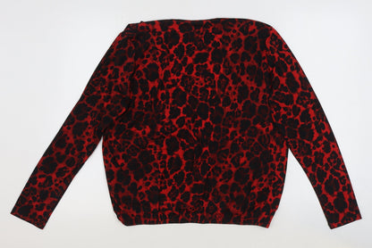 Womens UK Size 14 V By Very Red Basic Blouse