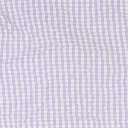 Womens UK Size S Zara Purple Cropped Blouse