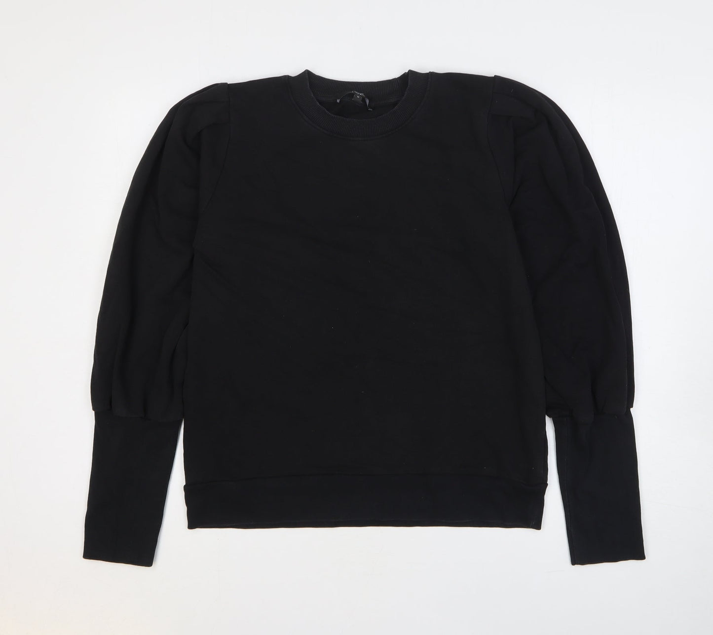 Womens UK Size M NEXT Black Pullover Sweatshirt