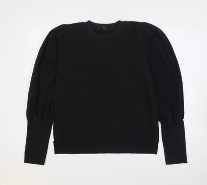 Womens UK Size M NEXT Black Pullover Sweatshirt