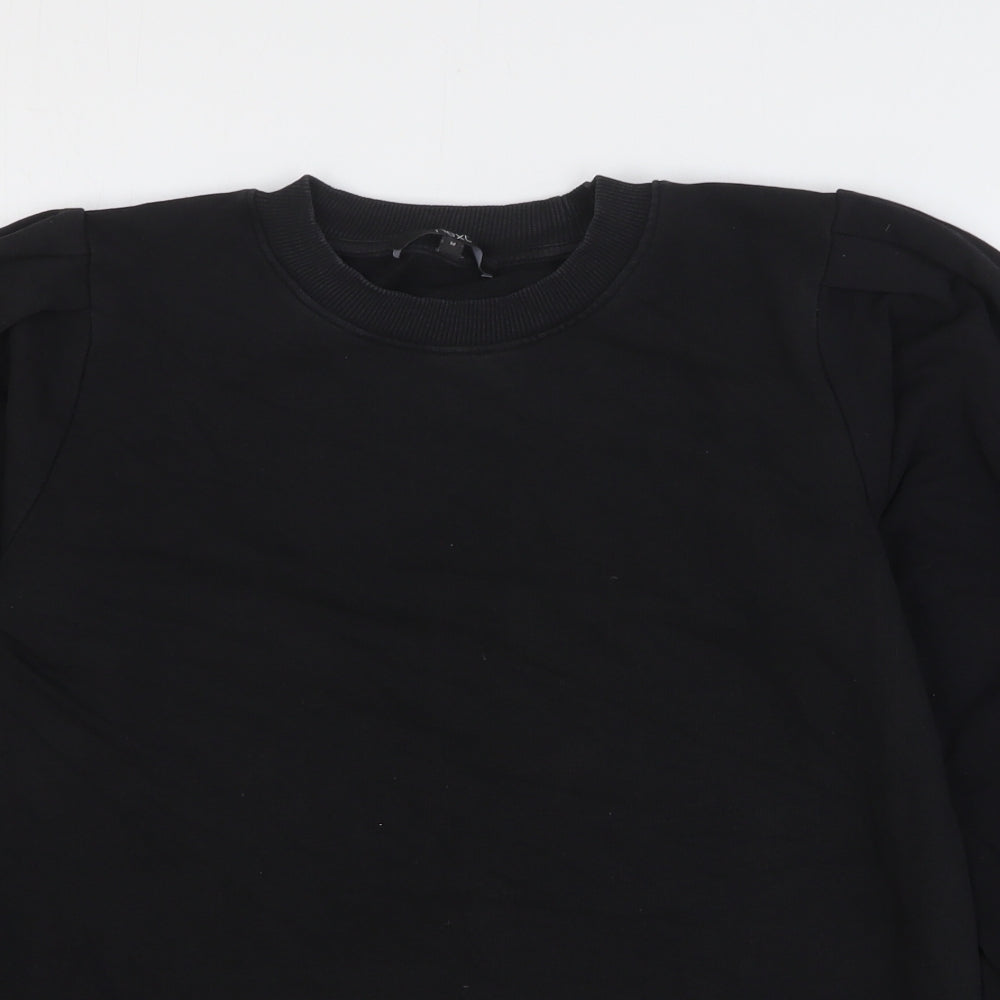 Womens UK Size M NEXT Black Pullover Sweatshirt