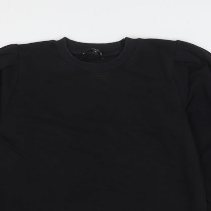 Womens UK Size M NEXT Black Pullover Sweatshirt
