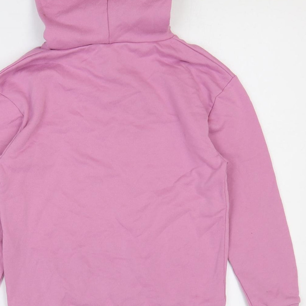 Very Girls Pink Polyester Pullover Hoodie Size 11 Years Pullover
