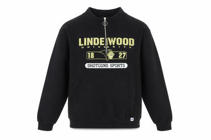 Mens UK Size XS Preworn Black Pullover Sweatshirt