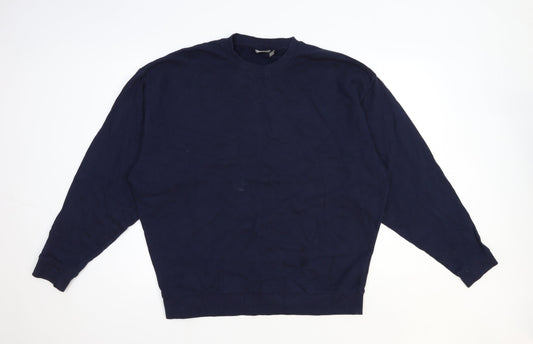 Mens UK Size M ASOS Blue Pullover Sweatshirt