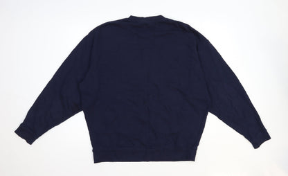 Mens UK Size M ASOS Blue Pullover Sweatshirt