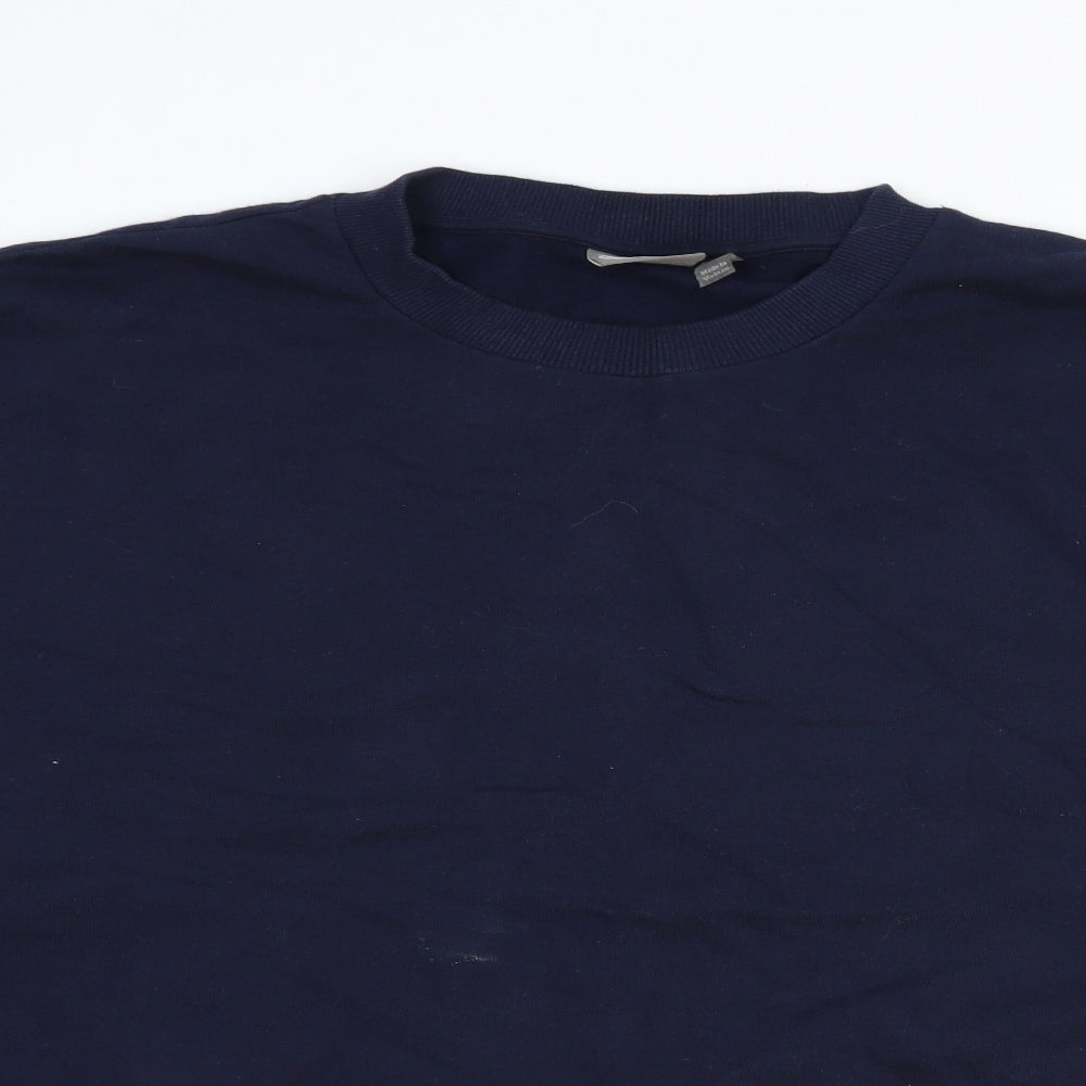 Mens UK Size M ASOS Blue Pullover Sweatshirt