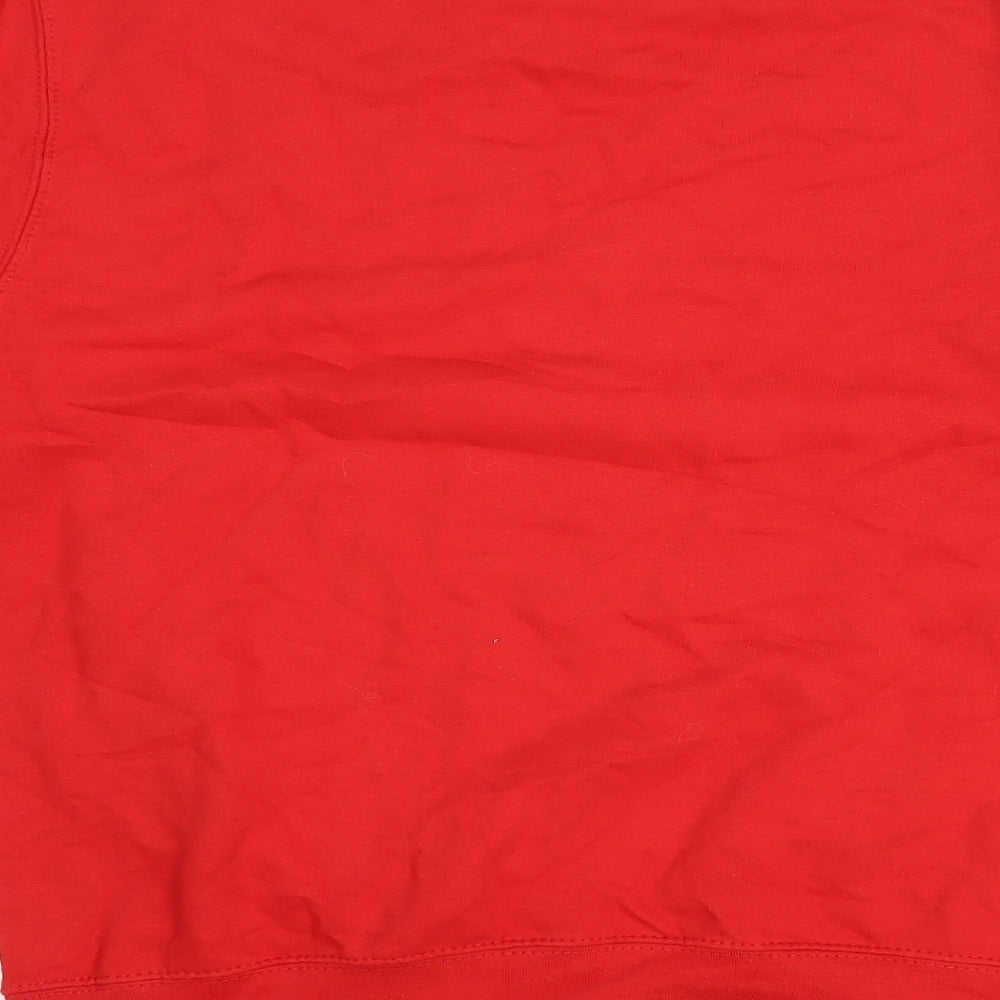Preworn Womens Red Cotton Pullover Sweatshirt Size S Pullover - Christmas with the Mother-in-Law