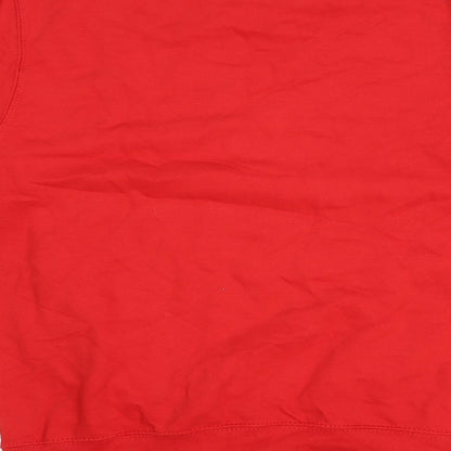 Preworn Womens Red Cotton Pullover Sweatshirt Size S Pullover - Christmas with the Mother-in-Law