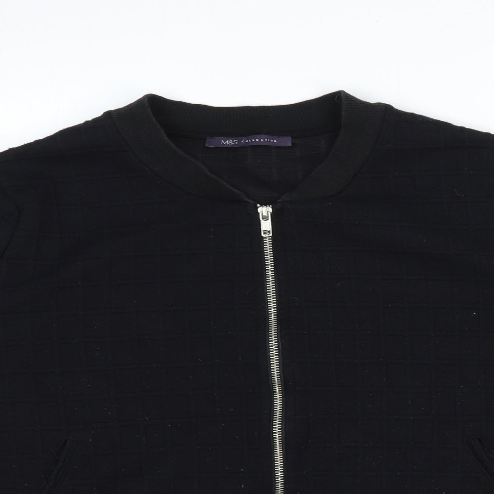 Womens UK Size 14 Marks and Spencer Black Jacket