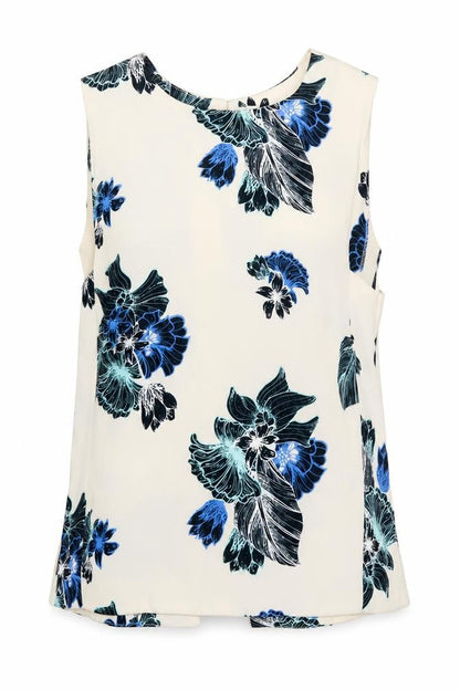 Womens UK Size 8 H&M Multicoloured Basic Tank