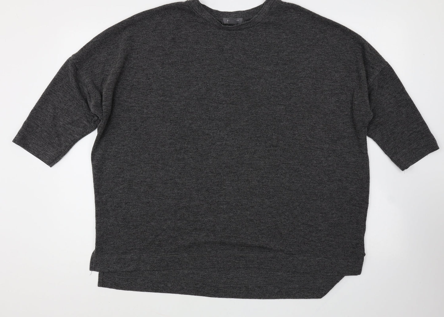 Primark Womens Grey Round Neck Polyester Pullover Jumper Size 14