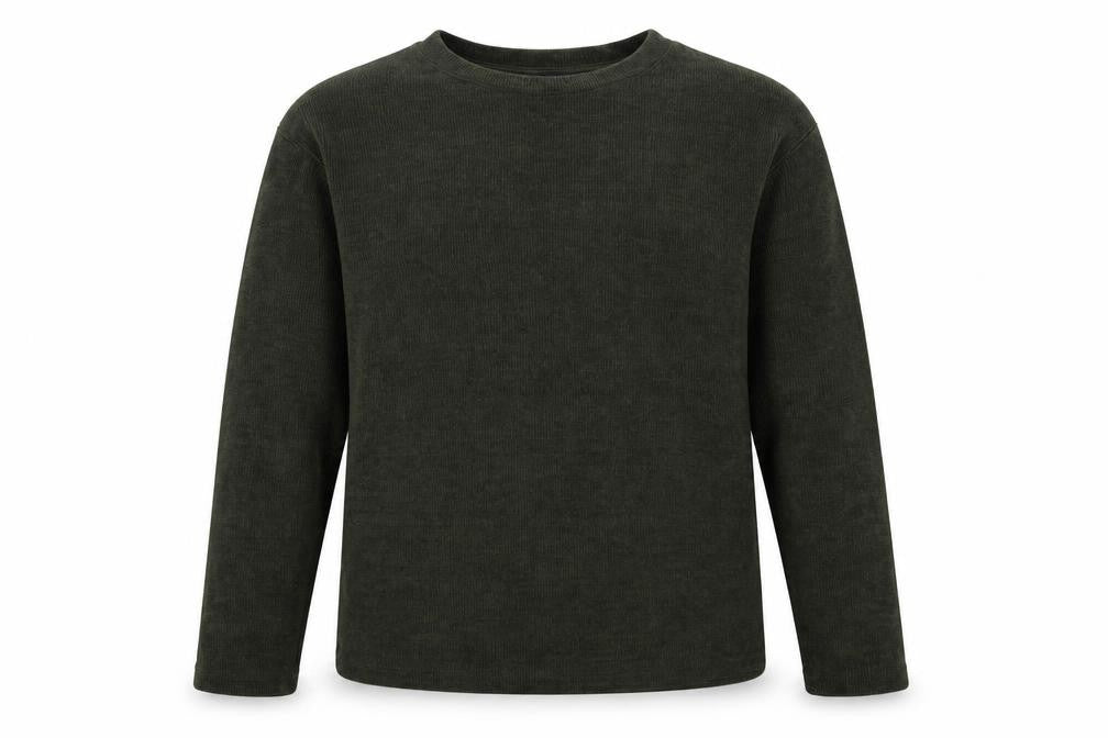 Marks and Spencer Womens Green Round Neck Polyester Pullover Jumper Size S