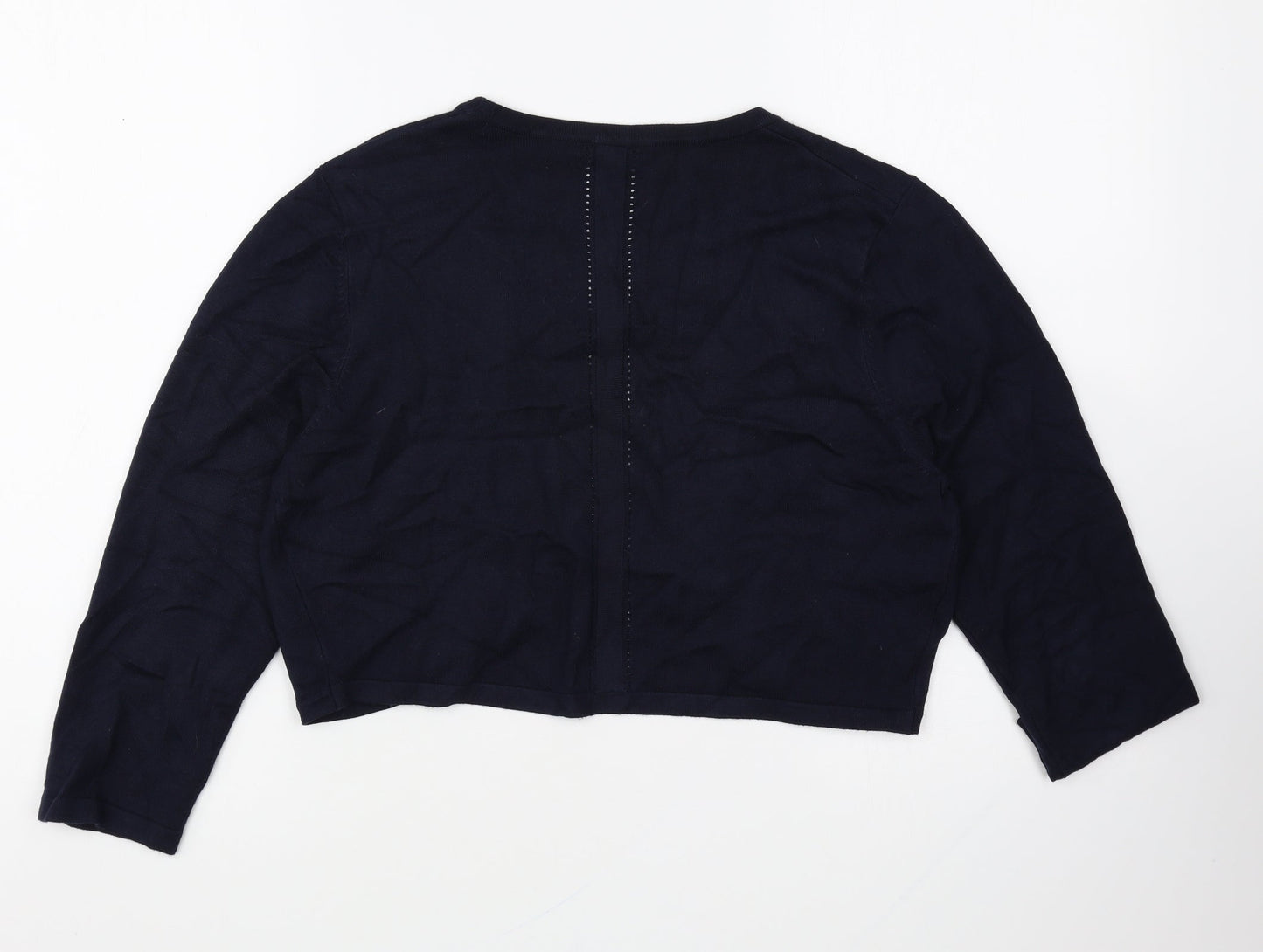 Womens UK Size S Precis Blue Cardigan Jumper