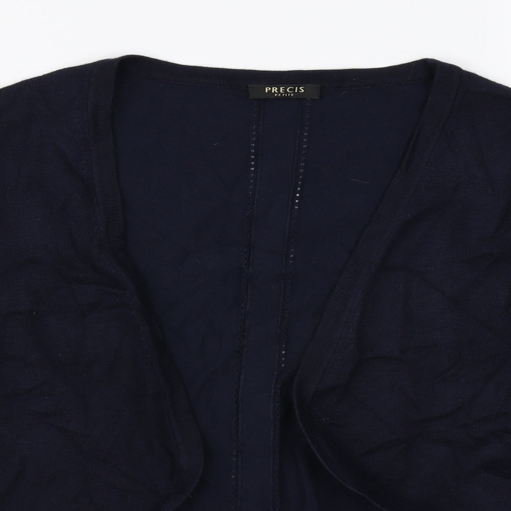 Womens UK Size S Precis Blue Cardigan Jumper