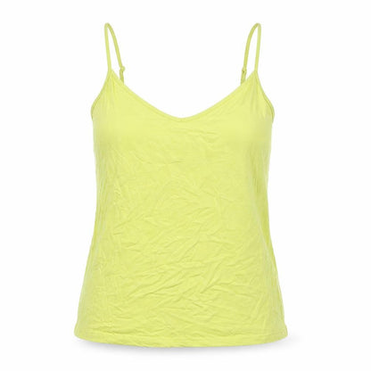 Womens UK Size 8 NEXT Yellow Basic Tank