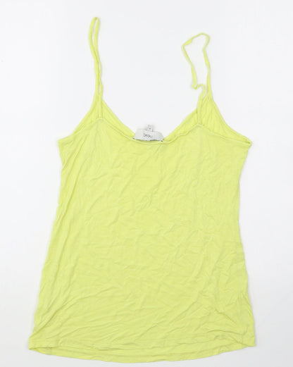 Womens UK Size 8 NEXT Yellow Basic Tank