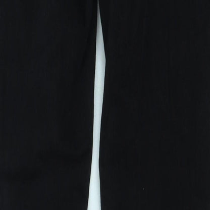 Denim & Co. Womens Black Cotton Skinny Jeans Size 6 Regular Button
