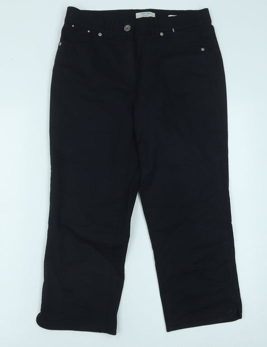 Womens UK Size 14 Gerry Weber Regular Fit  Blue Trousers