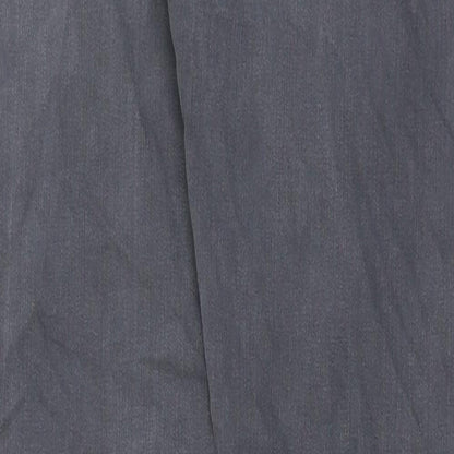 Topshop Womens Grey Cotton Skinny Jeans Size 28 in L32 in Regular Button