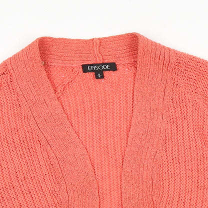 Womens UK Size S Episode Pink Cardigan Jumper