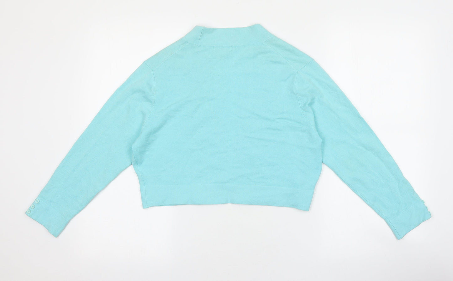 Womens UK Size 14 pomodoro Blue Cardigan Jumper