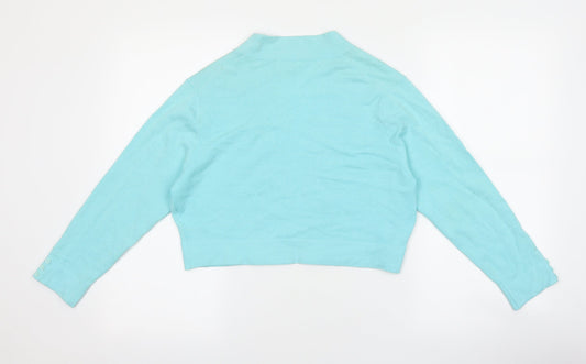 Womens UK Size 14 pomodoro Blue Cardigan Jumper