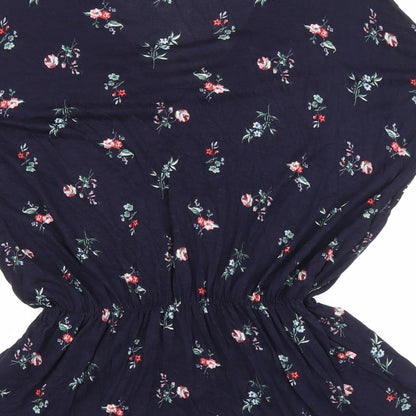 Womens UK Size S H&M Blue Basic Blouse