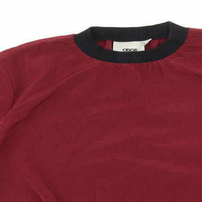 Womens UK Size 8 ASOS Red Pullover Jumper
