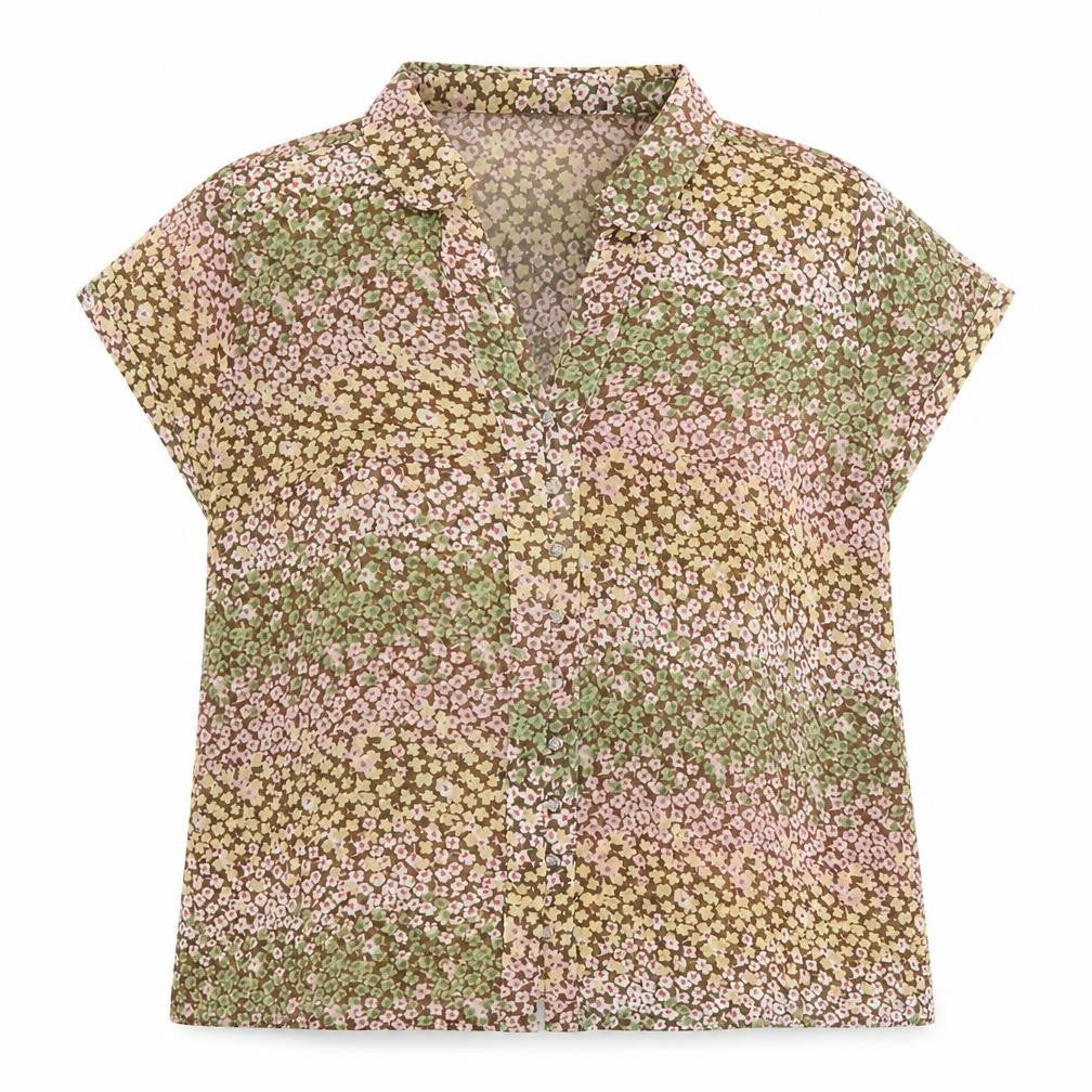 Womens UK Size 18 Bonmarché Brown Basic Blouse