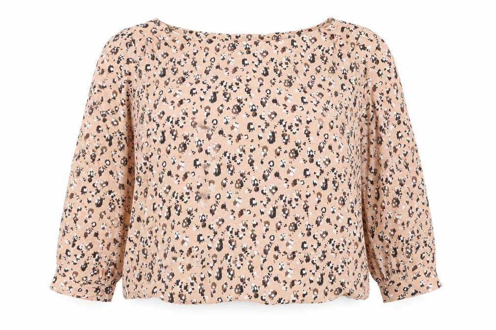 Womens UK Size 18 Marks and Spencer Pink Cropped Blouse