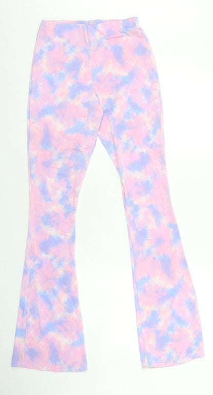 Womens UK Size 8 Boohoo Regular Fit  Multicoloured Trousers