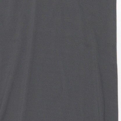 D. EXTERIOR Womens Grey Viscose Tank Dress Size XS V-Neck Pullover