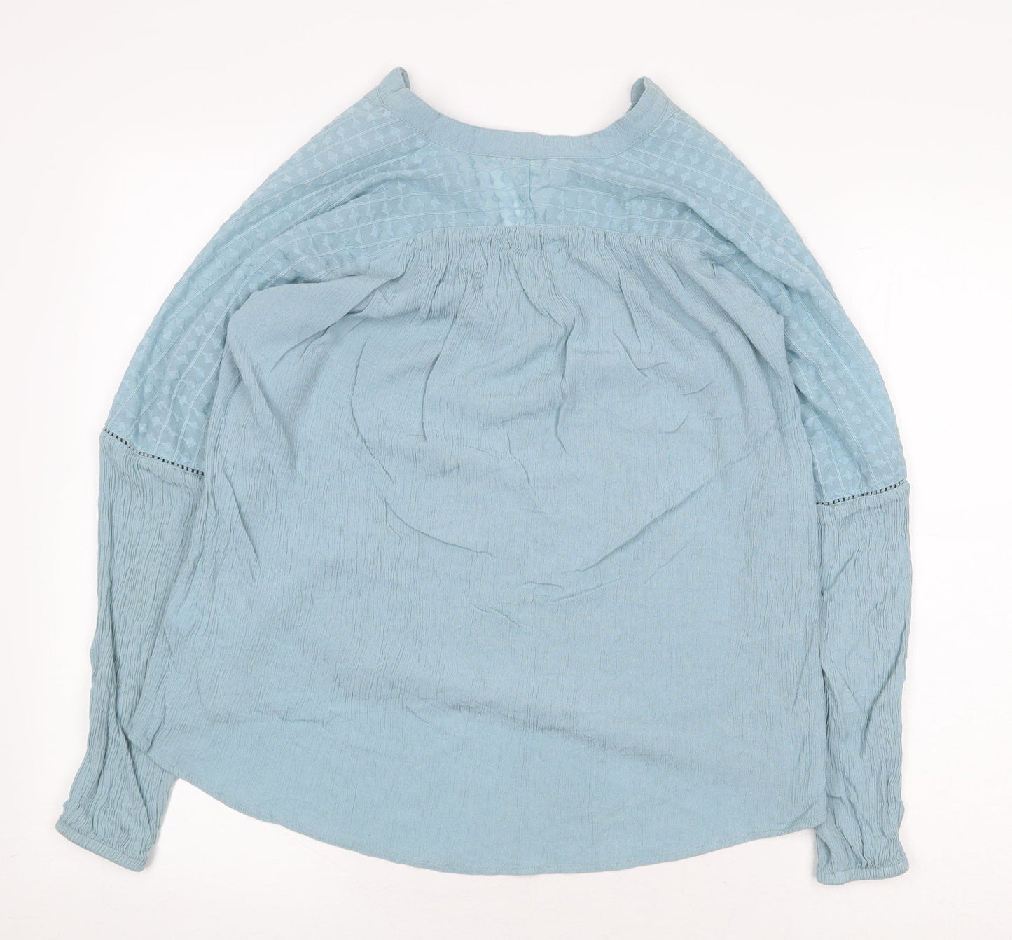 Womens UK Size 6 H&M Blue Basic Blouse