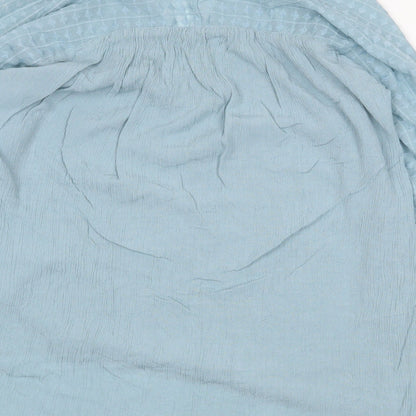 Womens UK Size 6 H&M Blue Basic Blouse