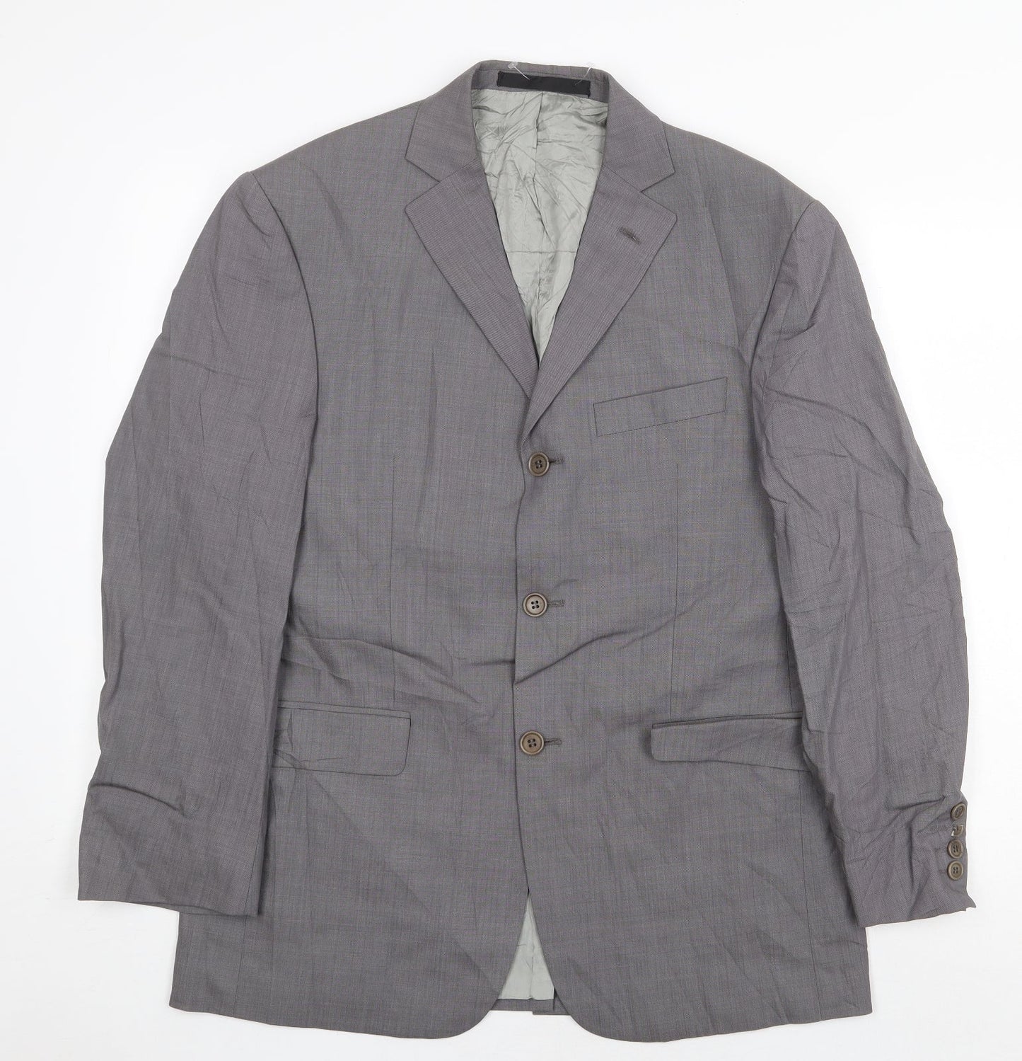 Mens UK Size 38 Marks and Spencer Regular Grey Suit Jacket