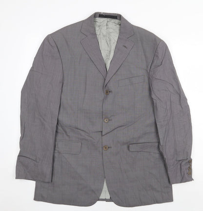Mens UK Size 38 Marks and Spencer Regular Grey Suit Jacket