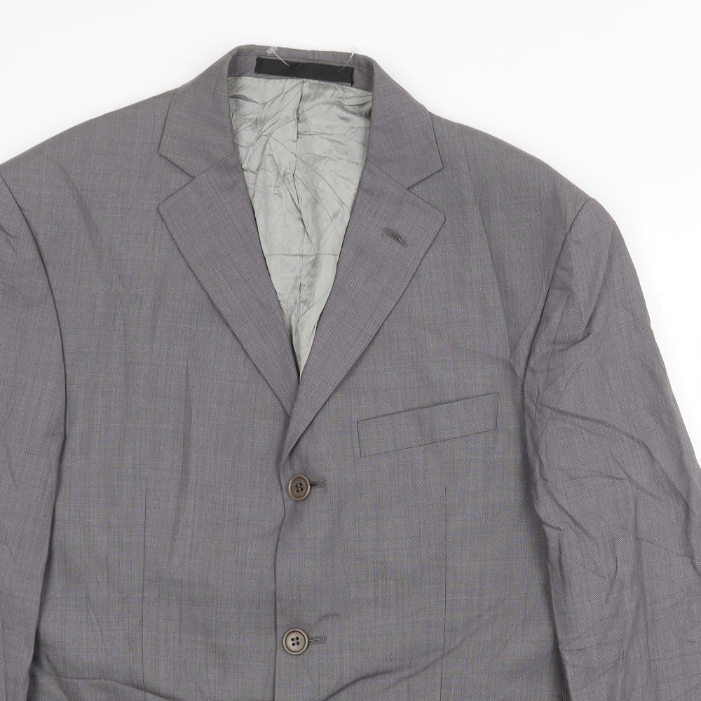 Mens UK Size 38 Marks and Spencer Regular Grey Suit Jacket