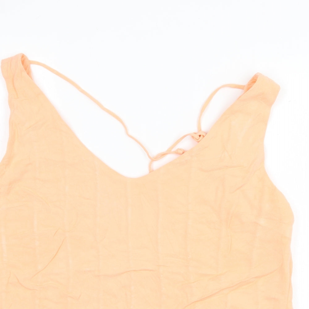 Womens UK Size 16 Oasis Orange Basic Tank